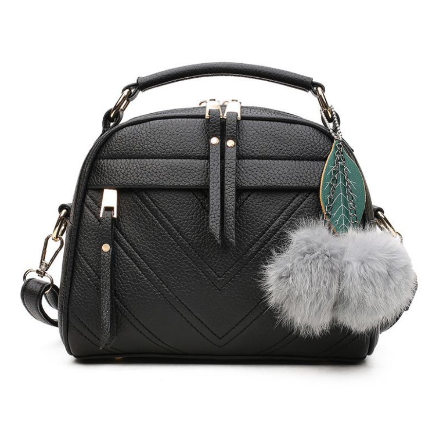 Puffy Ball Handbag, Shoulder Bag, Crossbody Bag