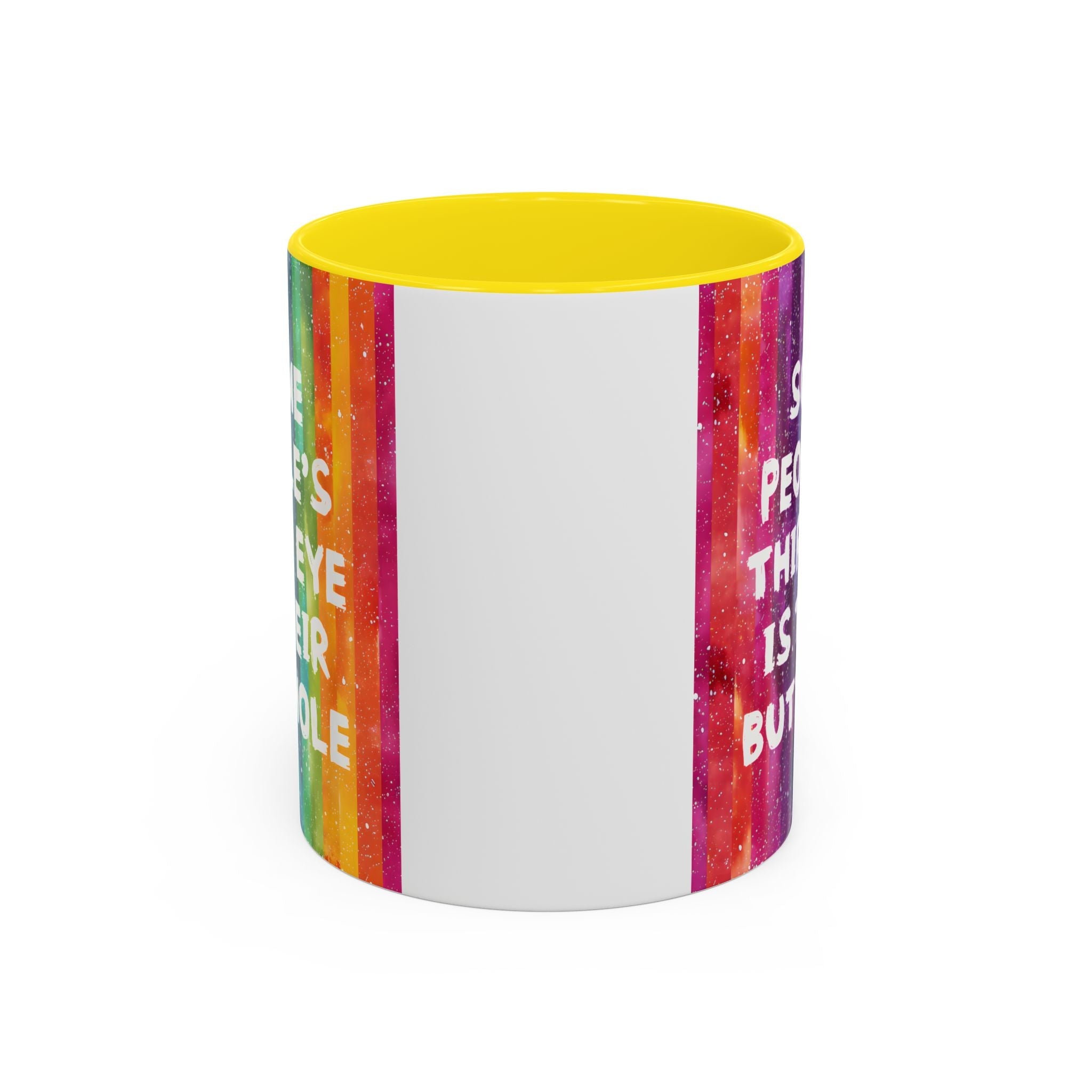 Bespattered Facade All-Seeing Butthole Rainbow Mug | Eight Colors | 11oz or 15oz