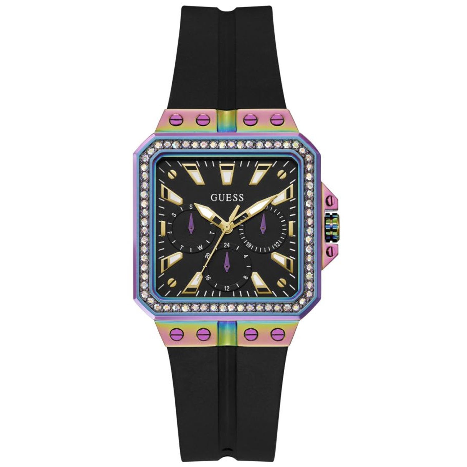Guess Women's Libra Black Silicone