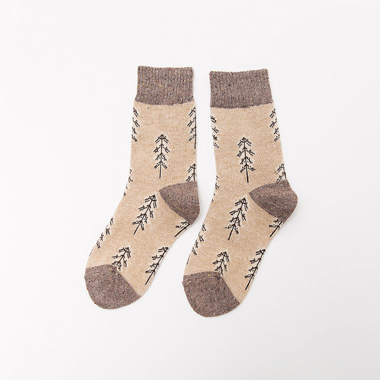 Thickened Wool Tube Socks for Women