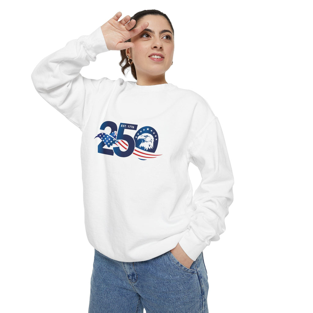 Flag in 250 -  Happy Birthday USA Sweatshirt