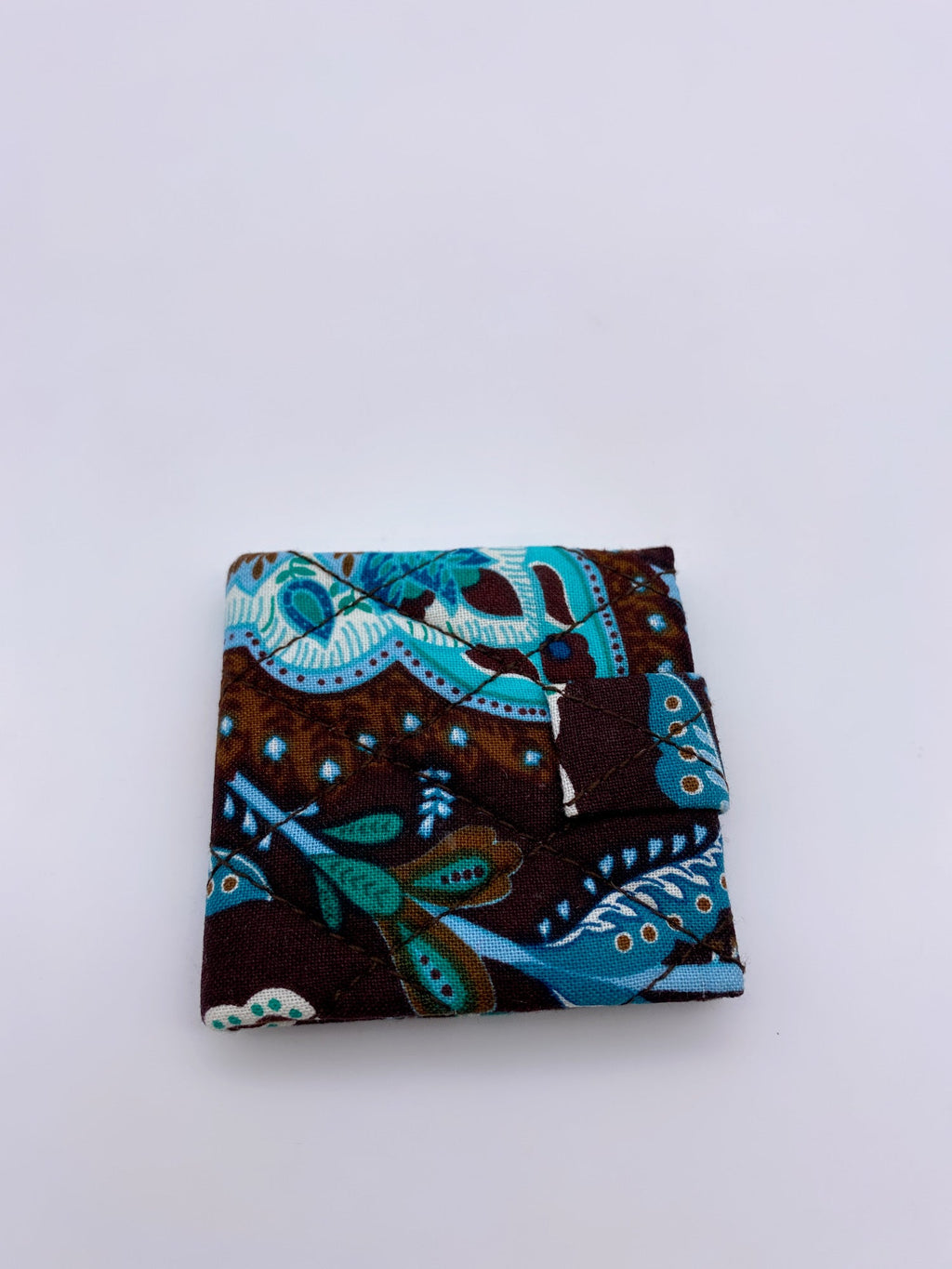 Vera Bradley Rare Small Compact Mirror Two Way Java Blue