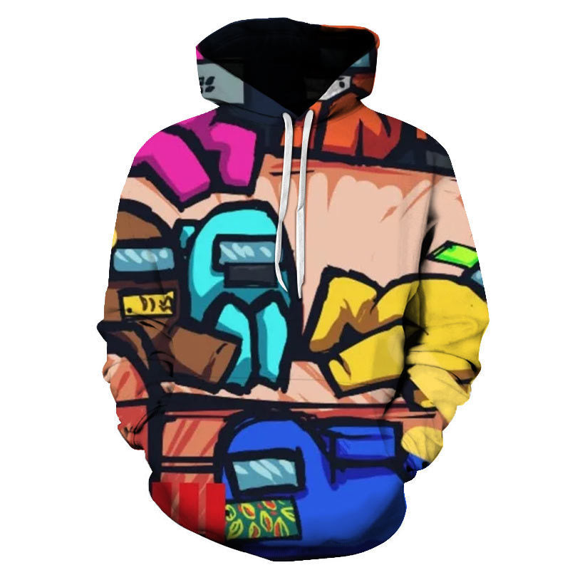"New Fashion Among Us Hoodie with 3D Digital Print"