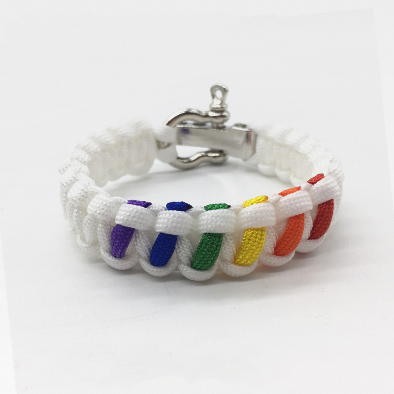 New Seven-Core Paracord Survival Bracelet with Alloy Clasp