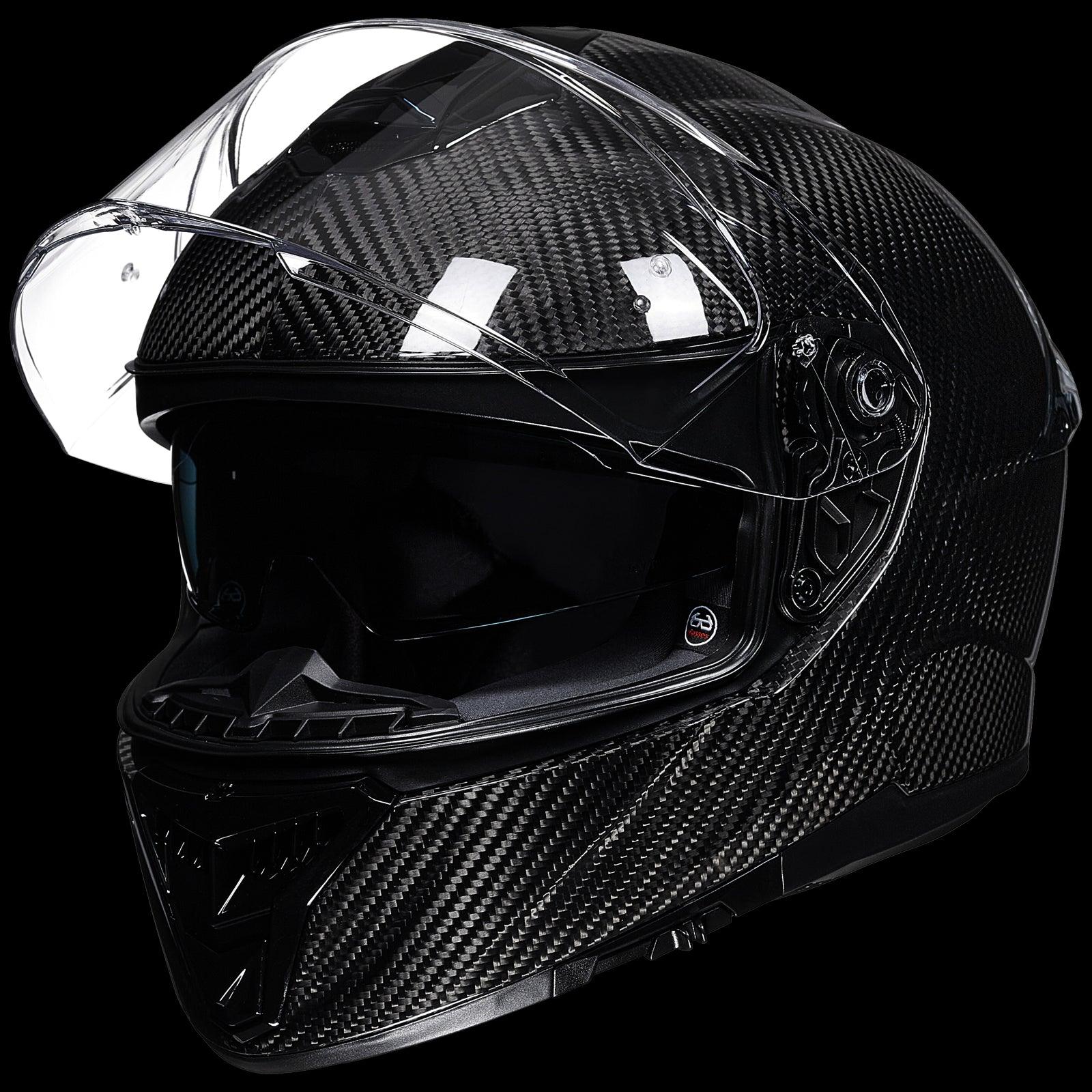 ILM Full Face Motorcycle Carbon Fiber Helmet Model 861C