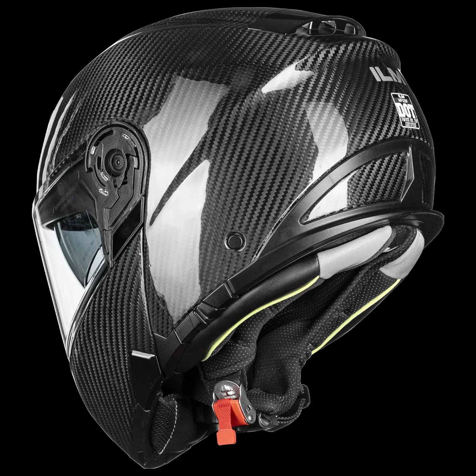 ILM Carbon Fiber Motorcycle Modular Helmets DOT ECE Model MF529F