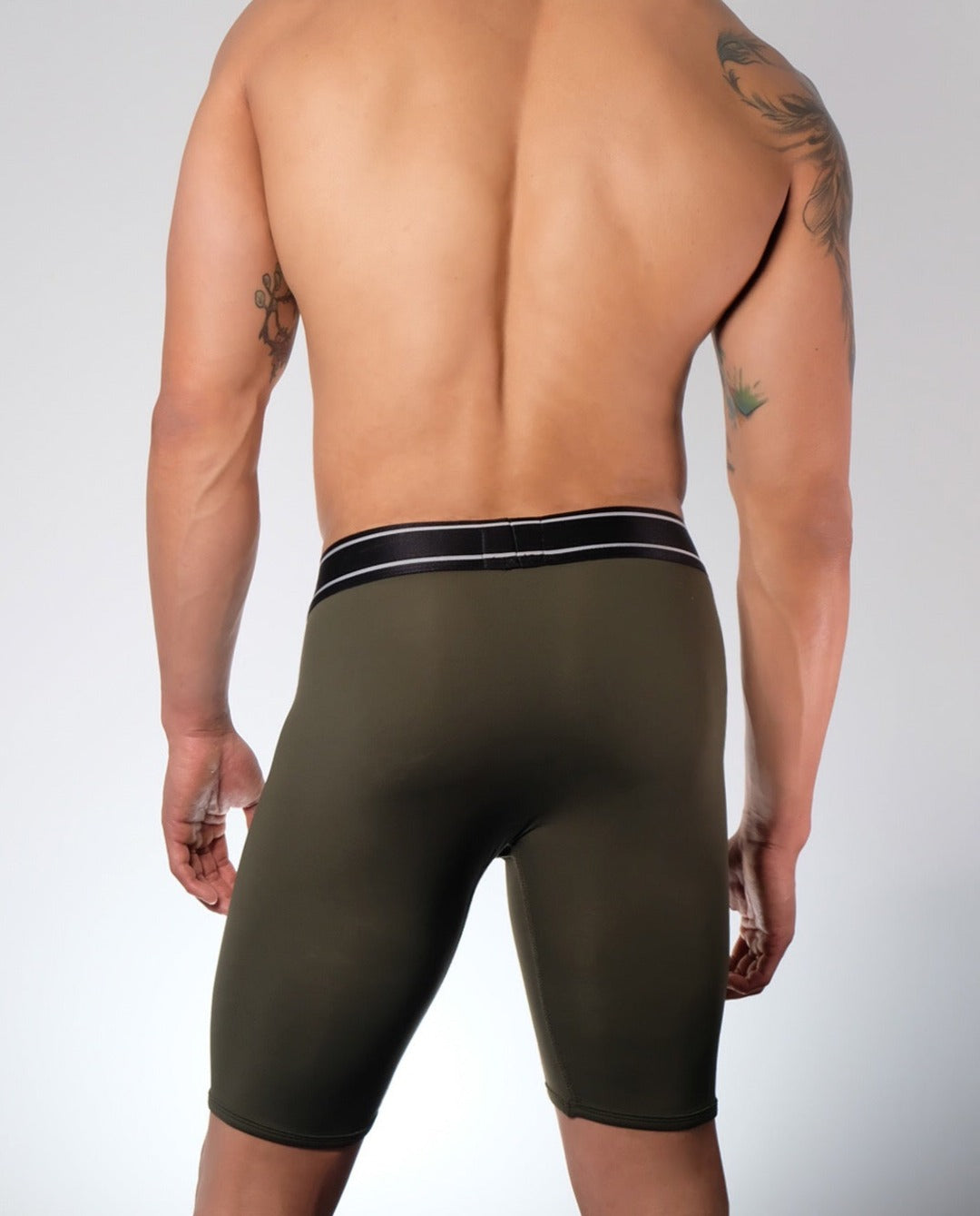 Boxer Brief - Army/Grey
