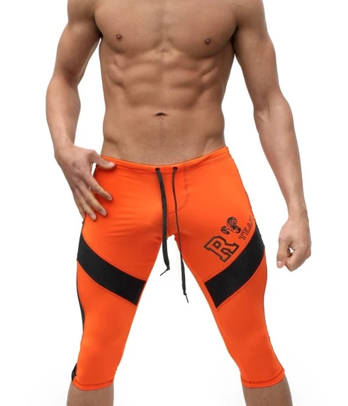 Men's Swim Shorts, Casual Loose 3/4 Pants, Fitness Shorts