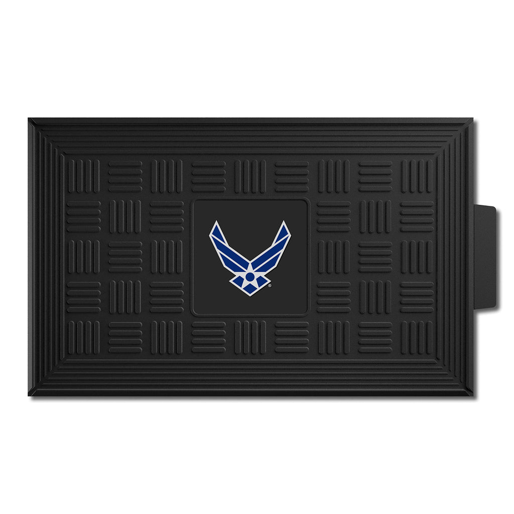 FANMATS - 13408 Fanmats Military Air Force Medallion Door MatMulti-color19"x30"