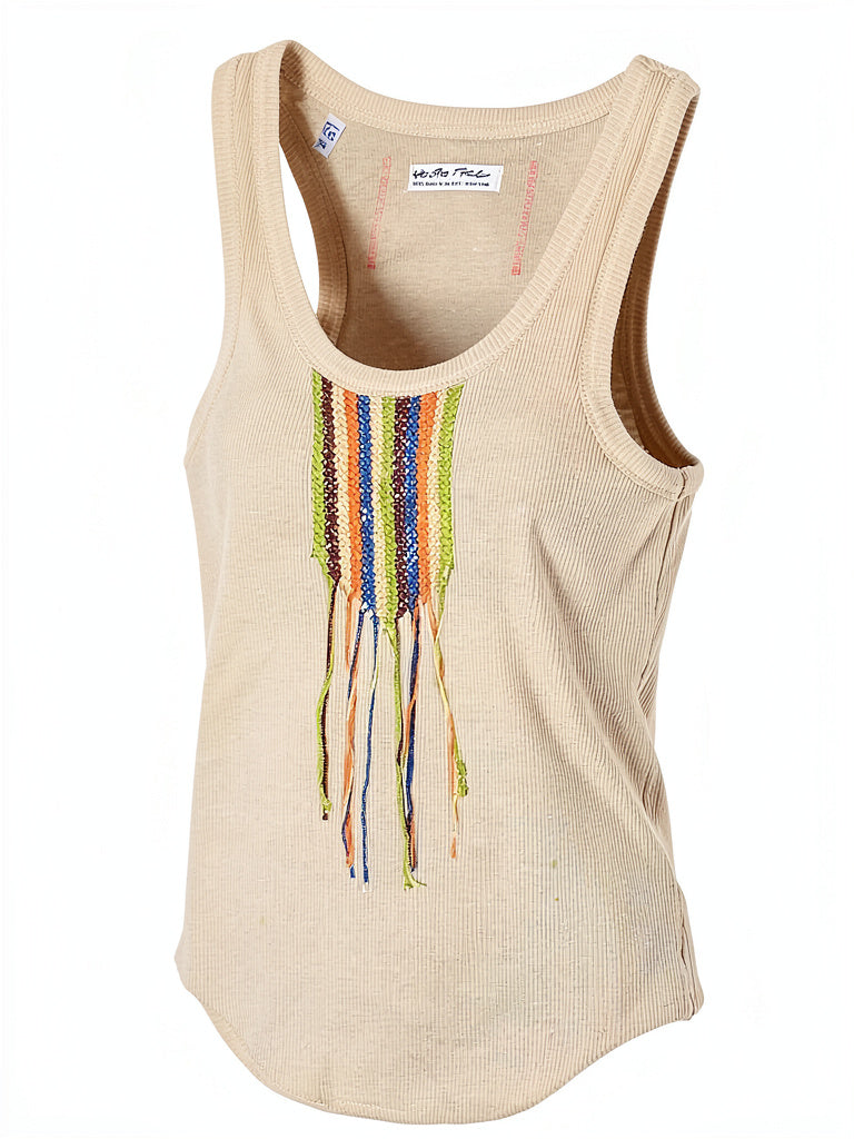 Free People Great Expectations Tank Top Sand, Size XS