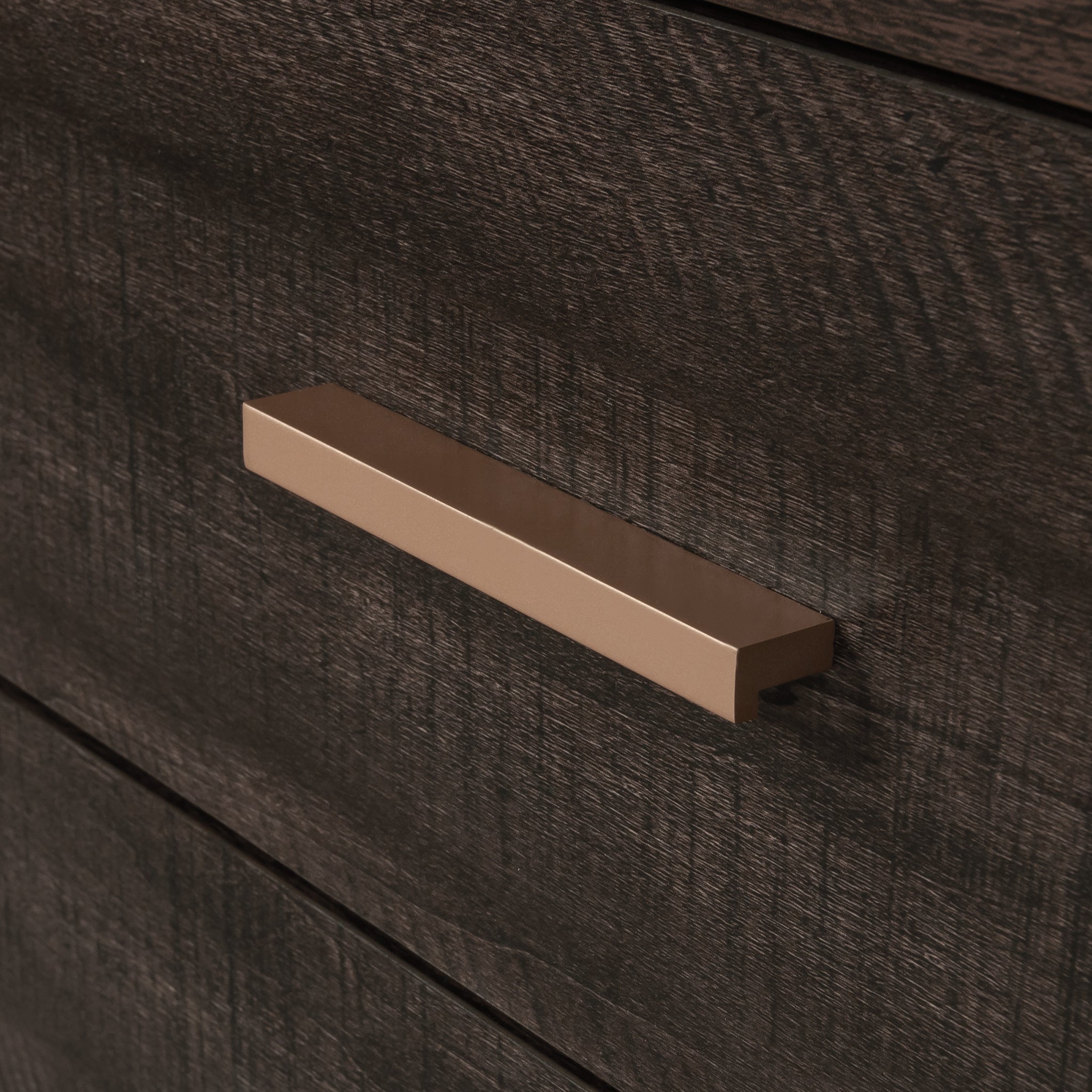 L-Shaped Desk, Black finish