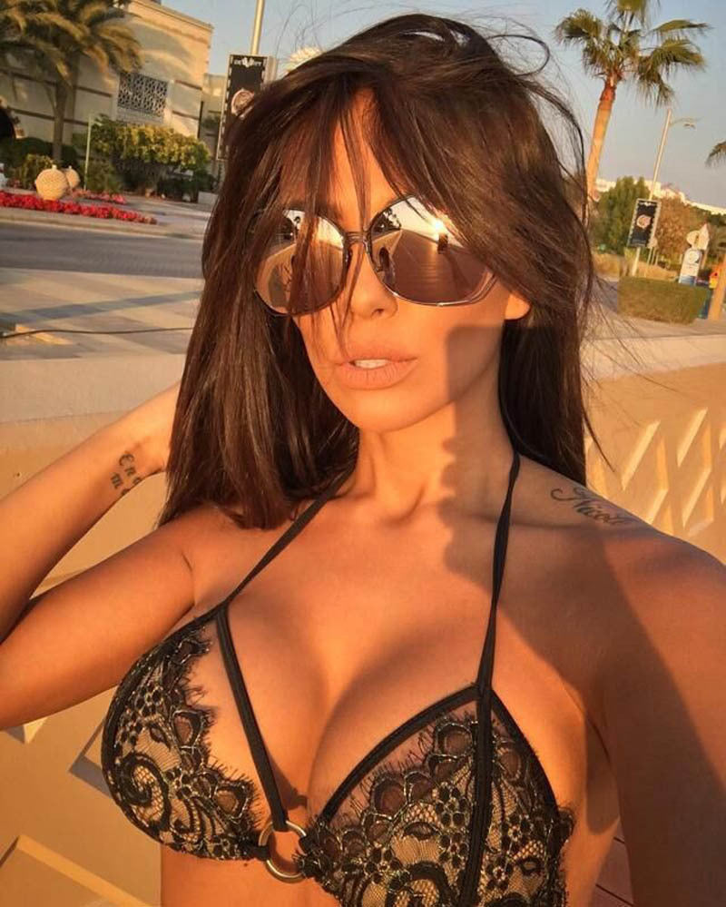 New European Women's Lingerie Deep V Bikini Set