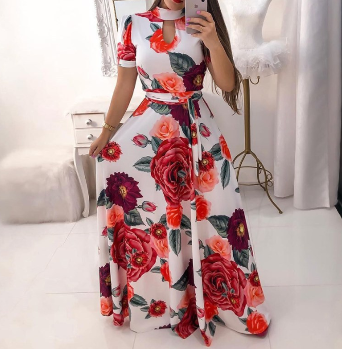 Floral Maxi Dress for Women