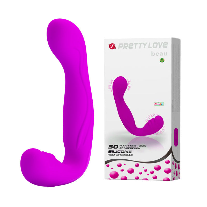 Dual-Head Rechargeable Vibrating Device for Women