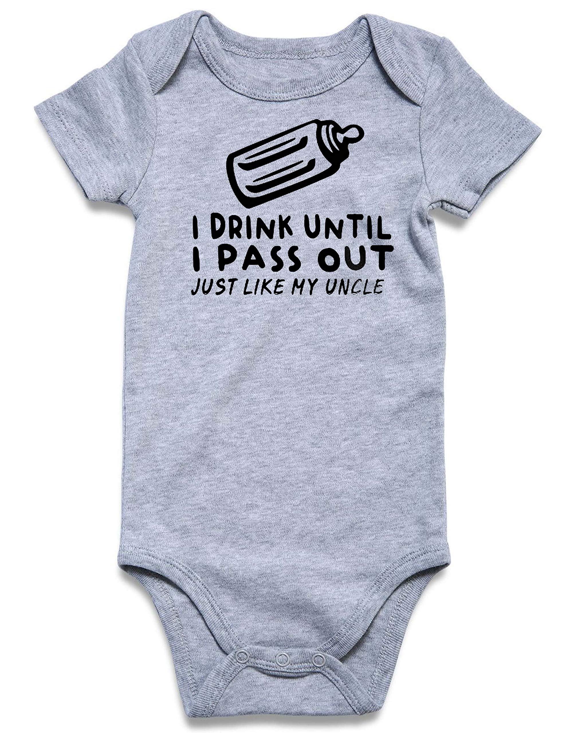 UNIFACO My Uncle Baby Clothes Boys Uncle Niece Baby Clothes Baby Announcement Uncle Saying Baby Gifts From Uncle