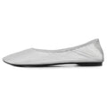 VOLEECE Tulle Mesh Ballet Flats Shoes for Women Slip On Ballerina Shoes Round Toe Comfortable Casual Work Dress Shoes