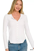 Zenana Double Knit Snap Button Shirts