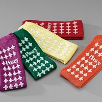 Posey® Fall Management Slipper Socks, Red, Standard 6239R