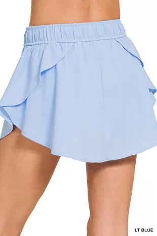 Zenana Soft Woven Active Skorts
