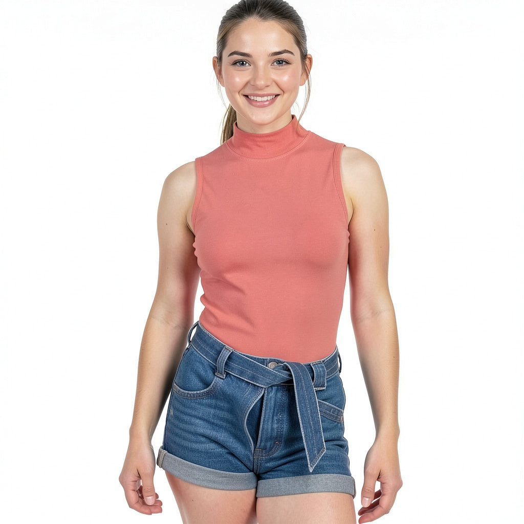 Self Esteem Juniors Mock-Neck Bodysuit, Size XS