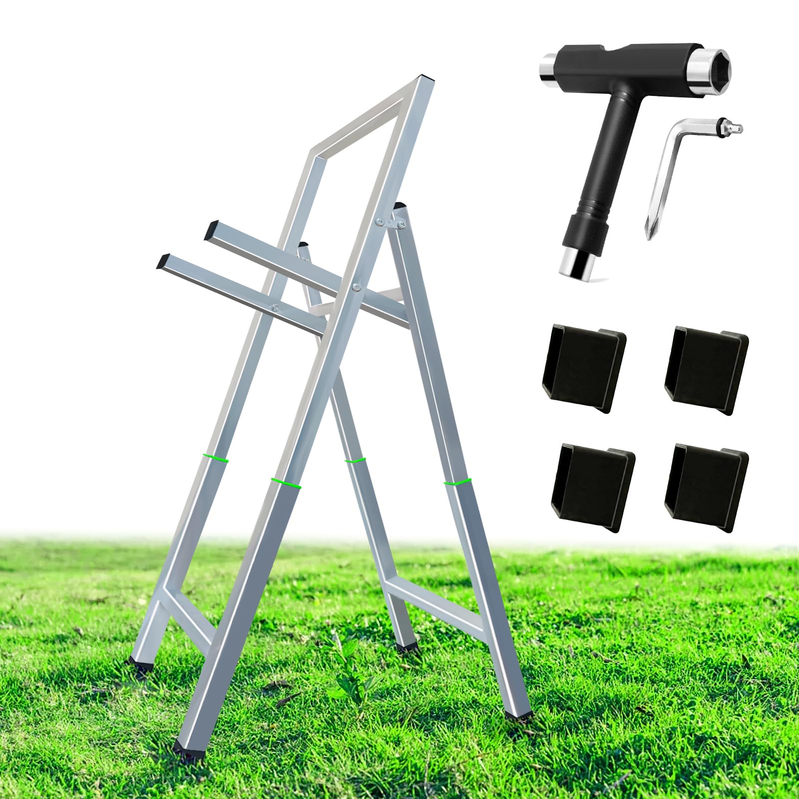 Archery Target Stand for Backyard Foldable Metal Archery Target Stands for Straw & Point Bag Target Stand - Easy to Carry