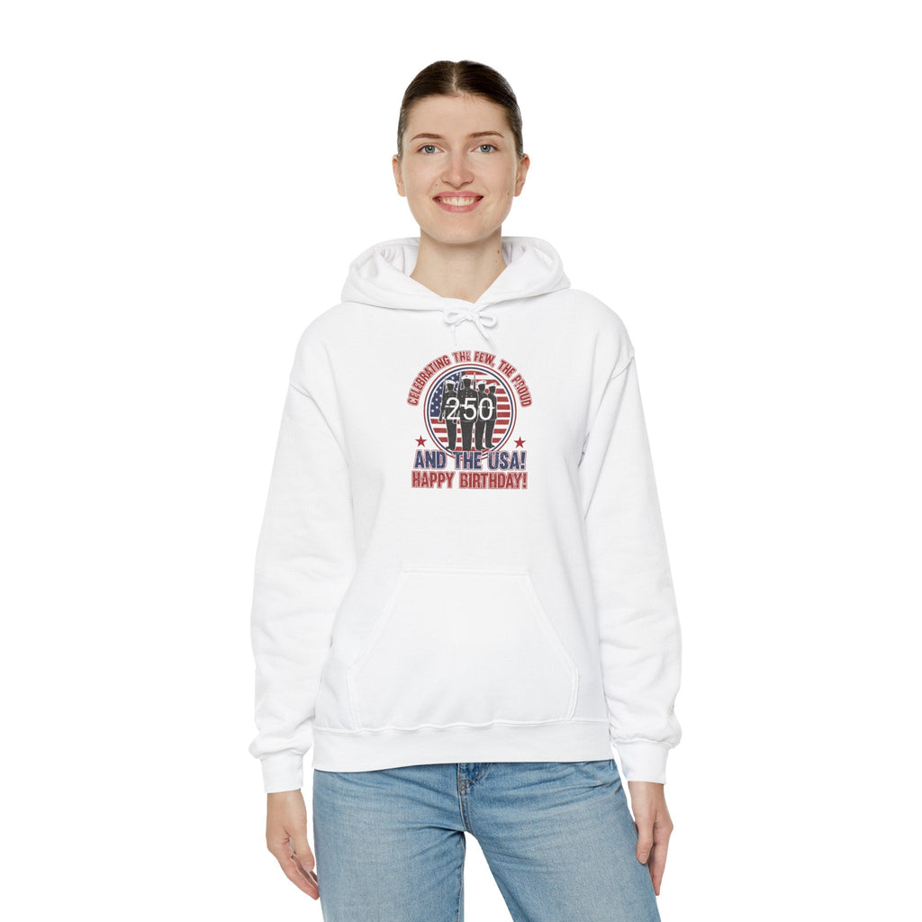 America 250 – Celebrating the Few, the Proud “Happy Birthday USA” Pullover