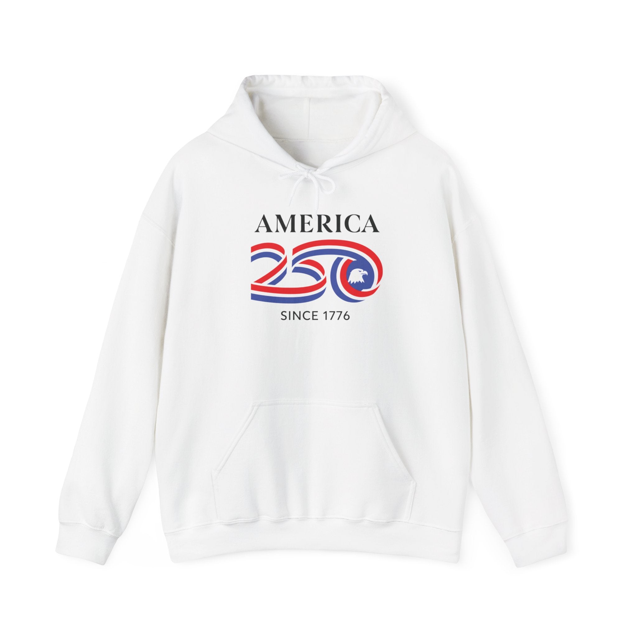 Eagle in 250 Happy Birthday USA Patriotic Pullover