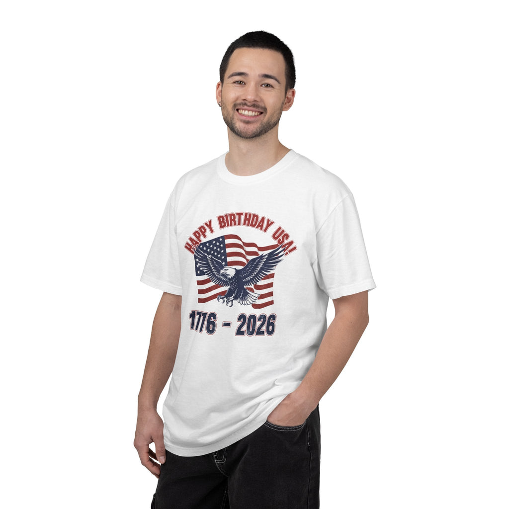 America 250 – Eagle Flag “1776–2026” Happy Birthday USA T-Shirt