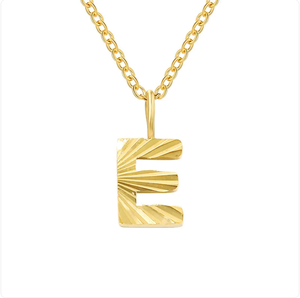 Alphabet Pendant Necklace – 26 Letters Clavicle Chain