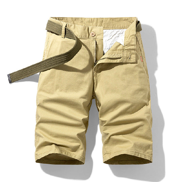 Men's Casual Loose Fit Five-Point Shorts Overalls
