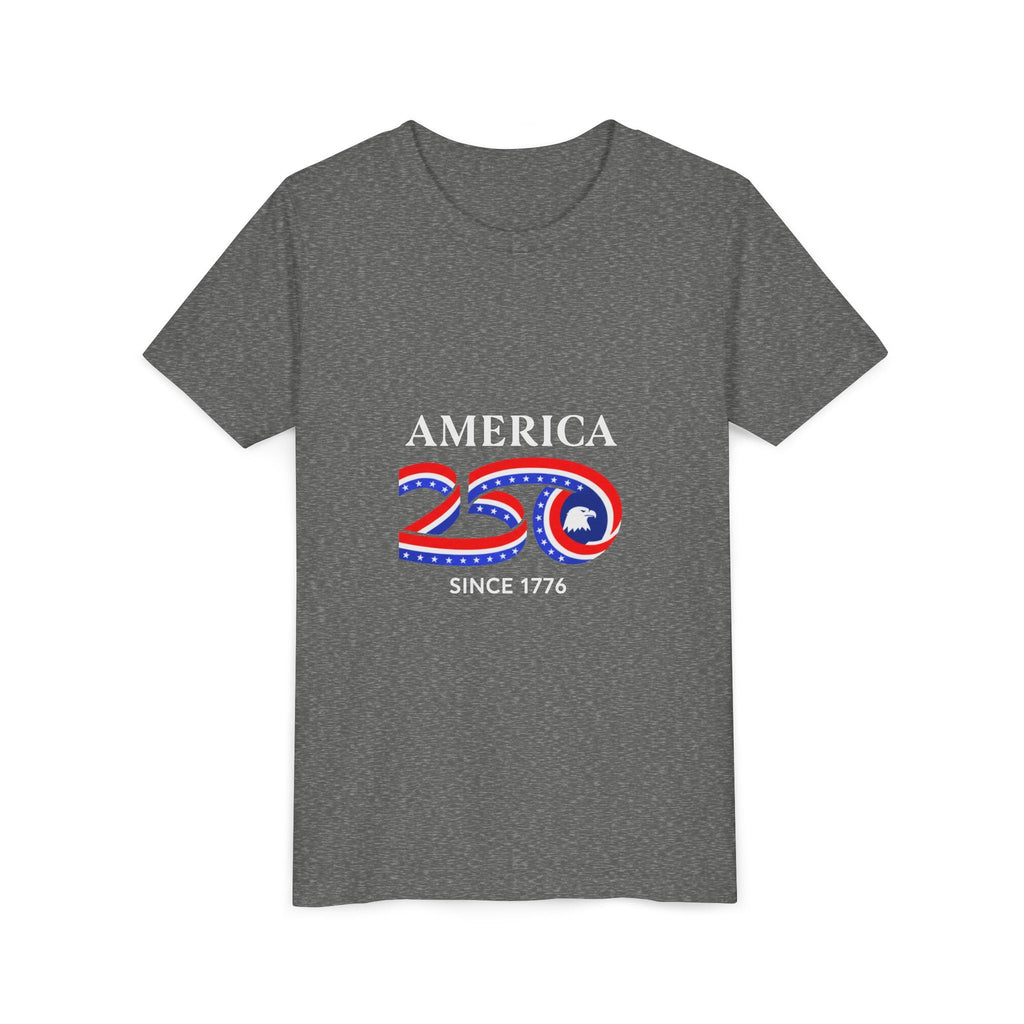 Youth Tee - "America 250 Since 1776" Patriotic 250th Anniversary Kids T-Shirt
