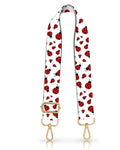 DANHRO Wide Purse Strap Replacement Crossbody Handbag Shoulder Strap Adjustable Bag Straps Replacement (Luxury Cute Ladybirds)