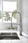 Kitchen Faucets Single Handle Pull Down Sprayer Spring Kitchen Sink Faucet