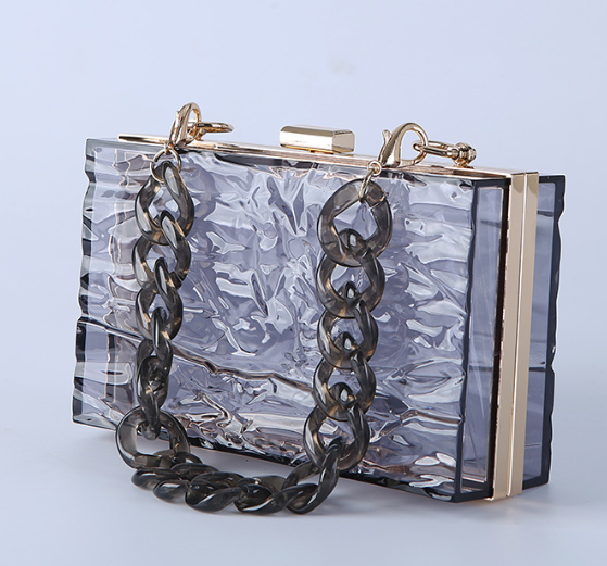 Acrylic Shoulder Crossbody and Clutch Bag