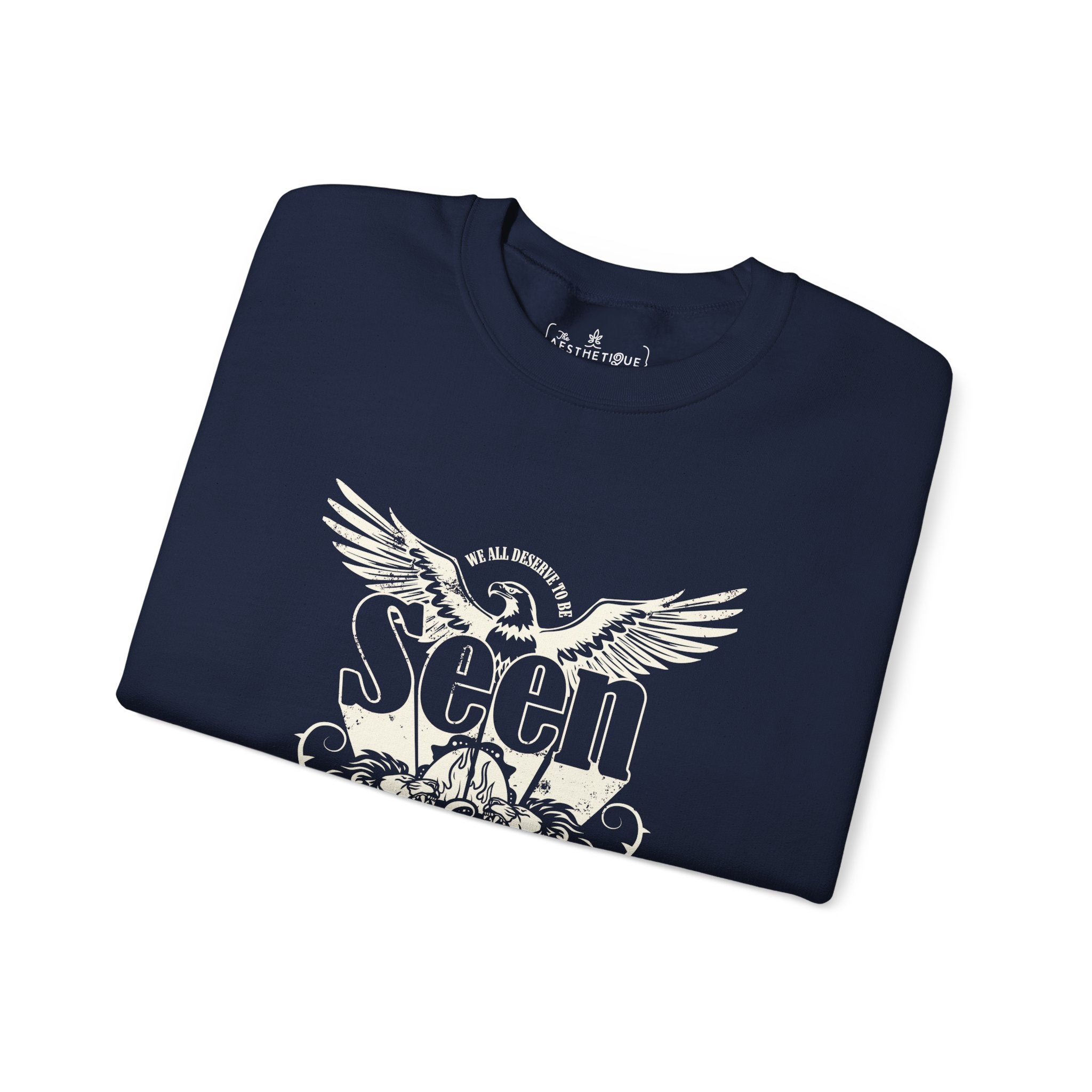 We All Deserve to be Seen & Heard - Adult Unisex Heavy Blend™ Crewneck Sweatshirt