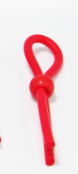 Red Silicone Delay Ring for Couples' Pleasure Use