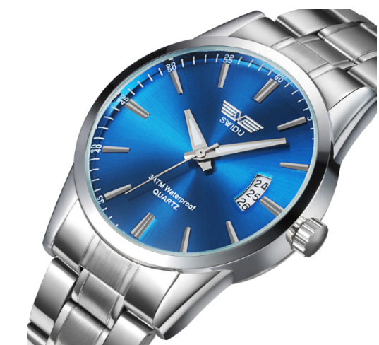 New Steel Band Watch for Men - Non-Mechanical Model