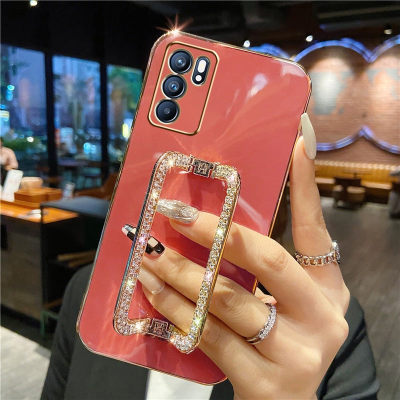 OPPO Mobile Phone Case with 3D Electroplating Bracket