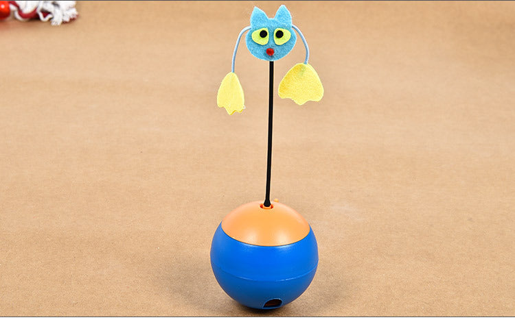 Electric New Wobble Toy for Cats with Treat Dispenser