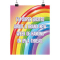 Bespattered Facade "Hanging on by a Thread" Rainbow Giclée Archival Matte Paper Prints