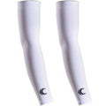 Cannon Sports Cooling Arm Sleeves for Men and Women Breathable Moisture-Wicking Sun Protection Clothing (Pair) (White XX-Large)