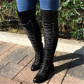 New Autumn Winter Over-the-Knee Plain Long Boots