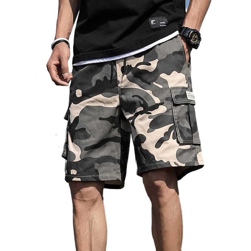 Trendy Men's Loose Camouflage Five-Point Shorts