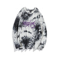 Loose Long Sleeve Tie-Dye T-Shirt for Casual Wear