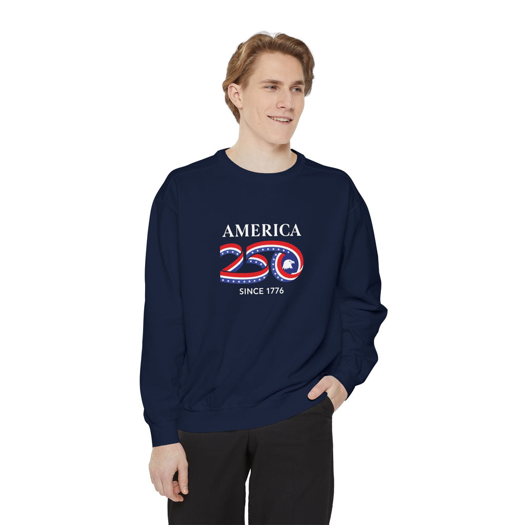 Eagle in 250 -  Happy Birthday USA Sweatshirt