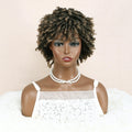 Ruilong Super Short Dreadlock Wig Ombre Blonde Color Afro Short Wig Synthetic Wigs