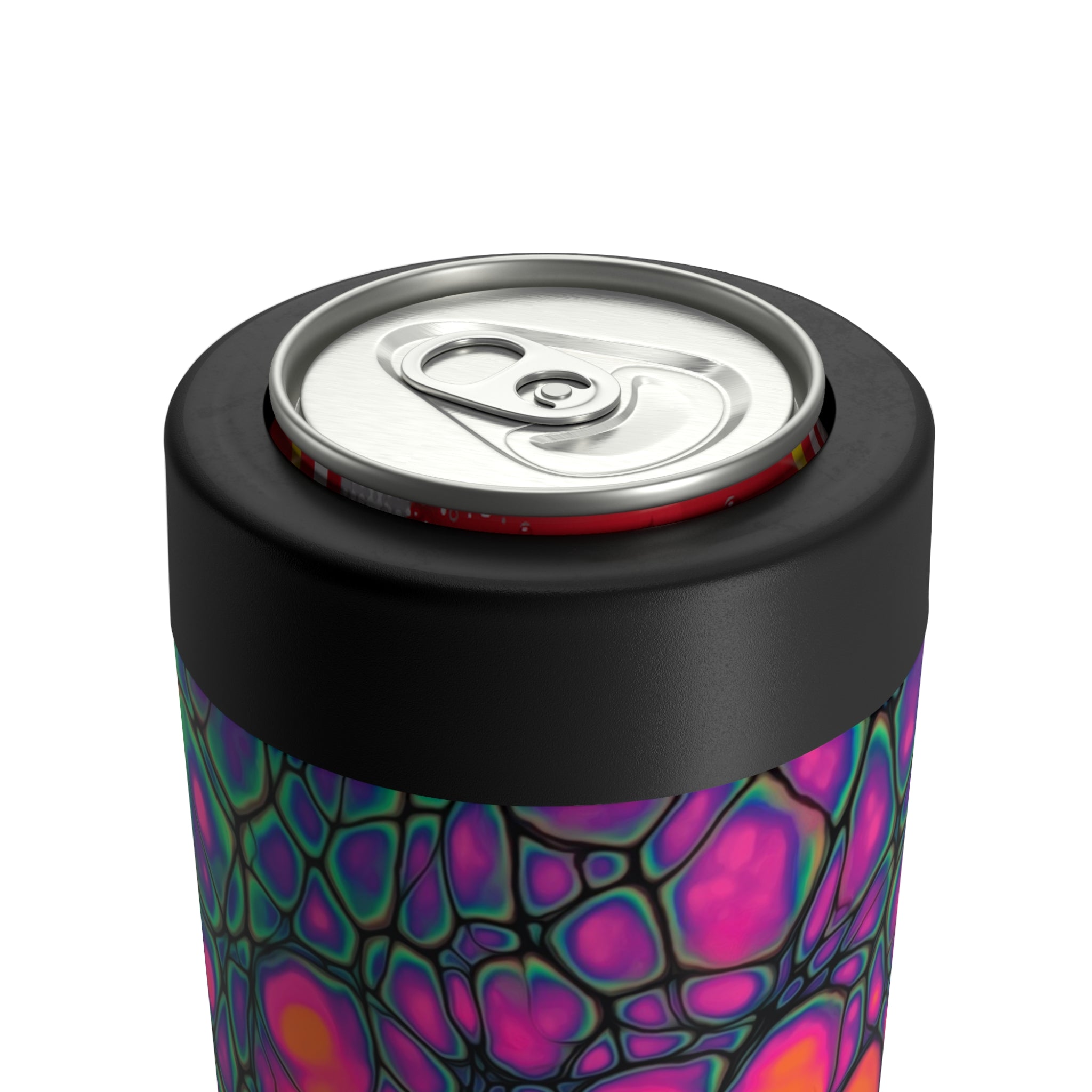 Bespattered Facade Neon Butterfly Can Holder