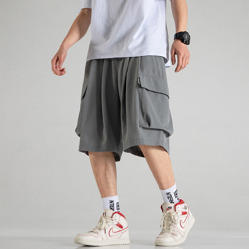 Men's Large Size Loose Casual Five-Point Shorts