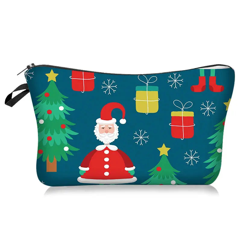 Buffalo Plaid Makeup Bags for Women - Holiday Gift Pouch