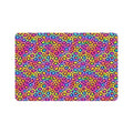 Bespattered Facade Rainbow Leopard Pet Food Mat